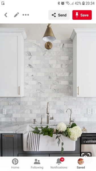 Splashback tiles