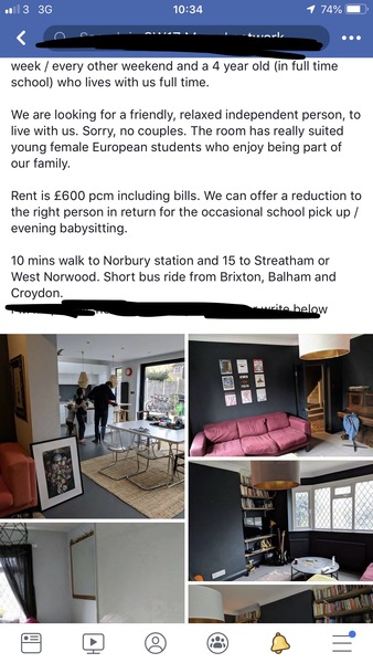 To think that what this person wants, is an au pair?