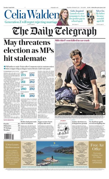 Westminstenders: For Whom the Bell Tolls