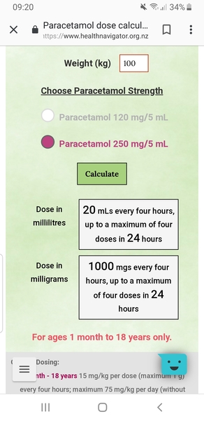 DH regularly ignoring paracetamol max dosage