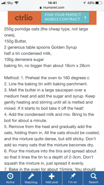 Anyone have some delicious flapjack recipes?