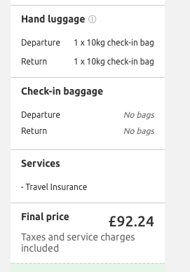 Help with Ryan Air booking?