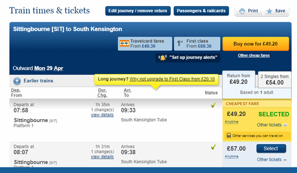 To think £75 a week to get to work is a bit steep