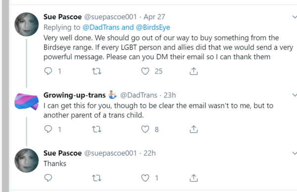 BirdsEye no longer in a business relationship with Mumsnet re transphobia - unverified