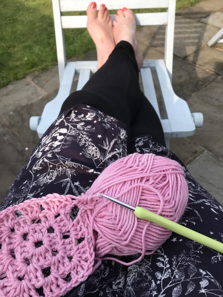 Woolly Hugs. A Blanket for SanJunipero and her son, in memory of her wife and his mum. Join us to make something very beautiful for them.  All help warmly received.