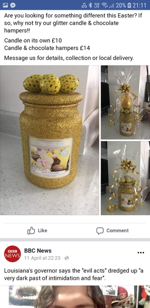 Here comes the Easter glittery stuff!