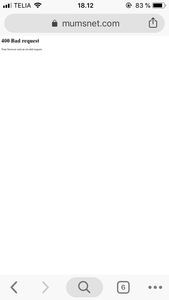 400 Bad Request Error