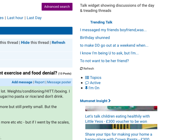 'Talk Widget' and 'Treading Threads'