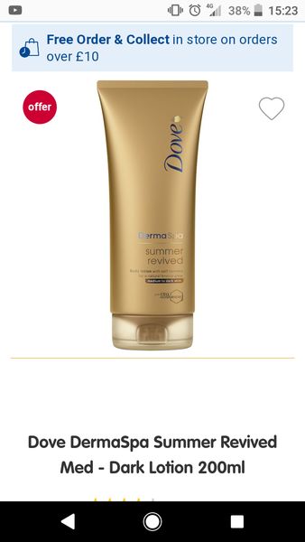 Everyday/gradual tanning moisturiser