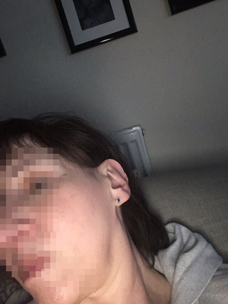 Face hair. In tears and pic included