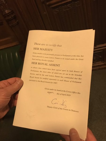 A bill has been passed to prevent no deal brexit