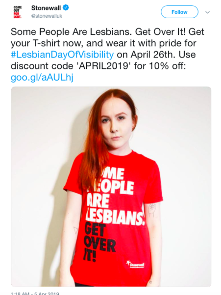 Stonewall New Merch - Some people are lesbians - Get over it.