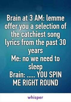 Can’t sleep....