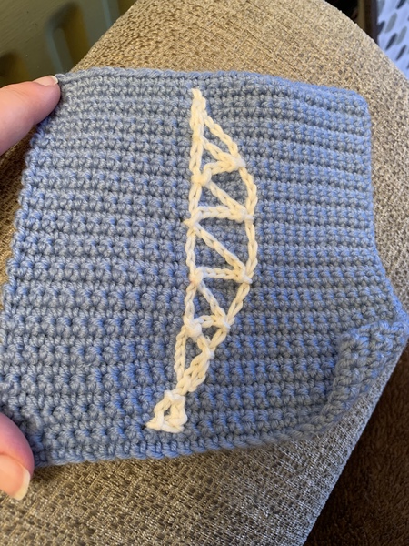 Woolly Hugs. We are making a blanket for lovely AndNoneForGretchenWieners, her wonderful DH has died.