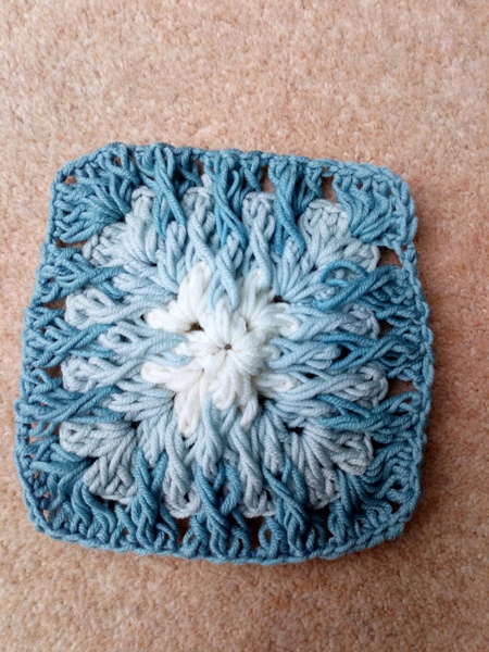 Woolly Hugs. We are making a blanket for lovely AndNoneForGretchenWieners, her wonderful DH has died.