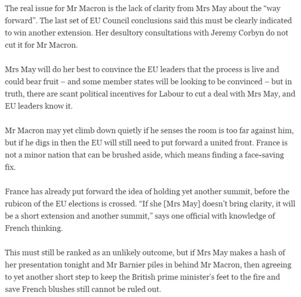 Westminstenders: The gall of the french