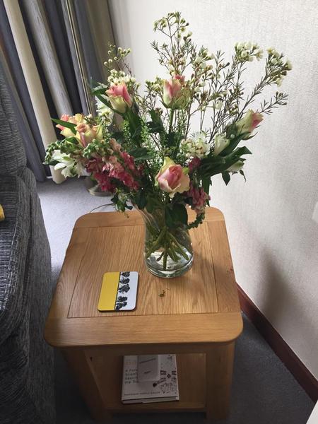 Flowers from Next. 30 pounds a bunch!