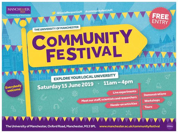 A fantastic, free community event here in Manchester this summer!