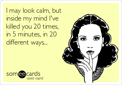 To ask what your weird secret behaviour is?