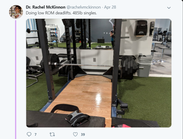 Rachel McKinnon weightlifting results compared to male and female powerlifters