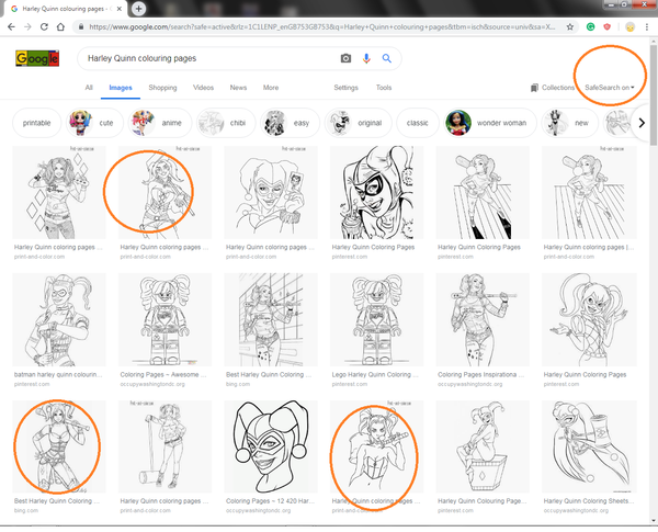 How do you explain smutty pictures of your children's favourite characters?