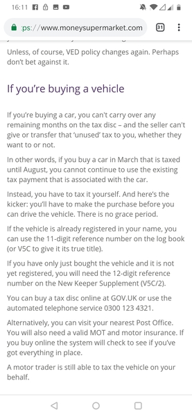 Stupid question but if you're buying a new car: Who arranges the tax?