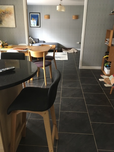 Using stripping/ grout effect for Amtico tiles