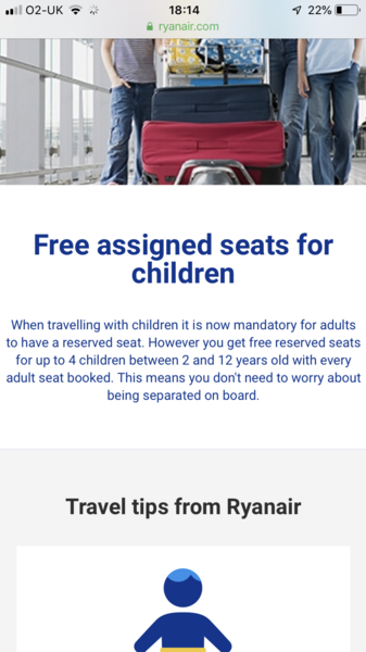 Ryanair seats