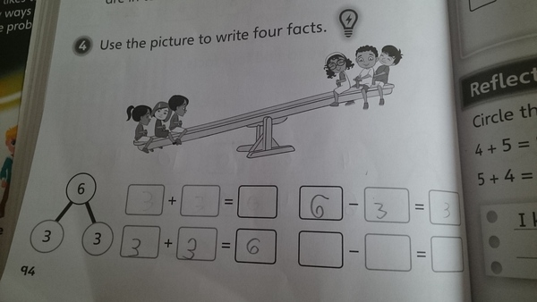 Y1 maths question