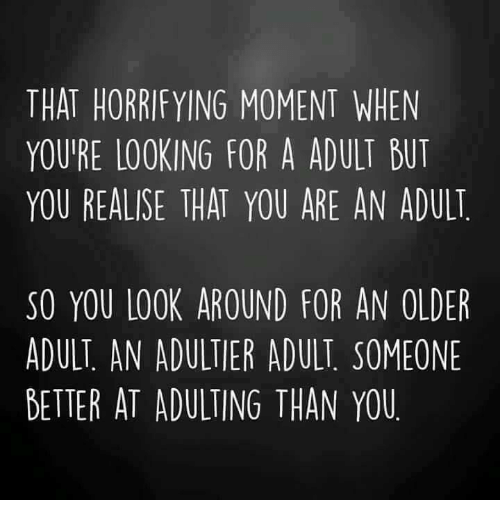 Do you feel grown up?