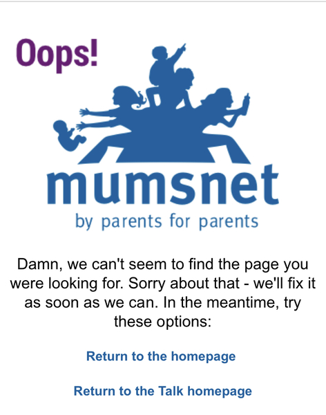 Advance search of threads brings up Oops message