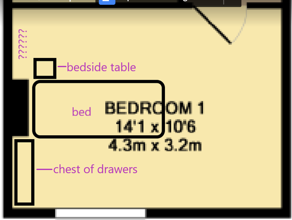 What to do with alcove space next to bed?!