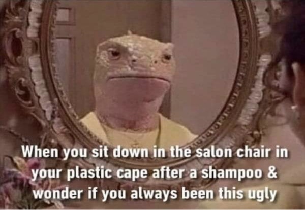 To hate how I look now I'm older.