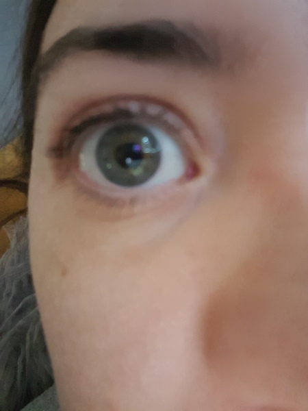 I want to ask "what colour are these eyes?"