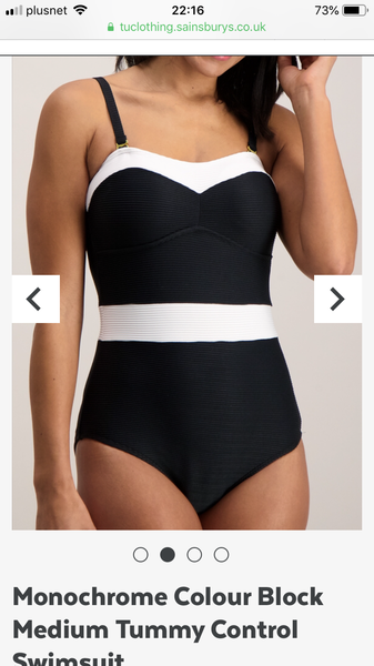 Bathing costume to hold in "mumtum" and other jiggly bits