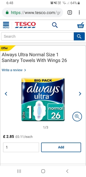 To think WTF at Fresh Scent Tampax
