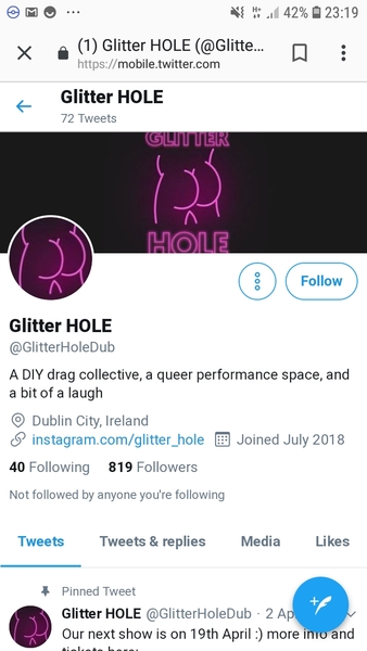 Glitter holes, and children's library sessions
