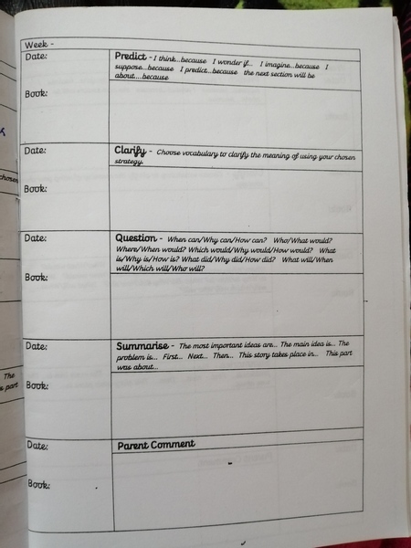 Writing proper comments in DD10’s reading record book
