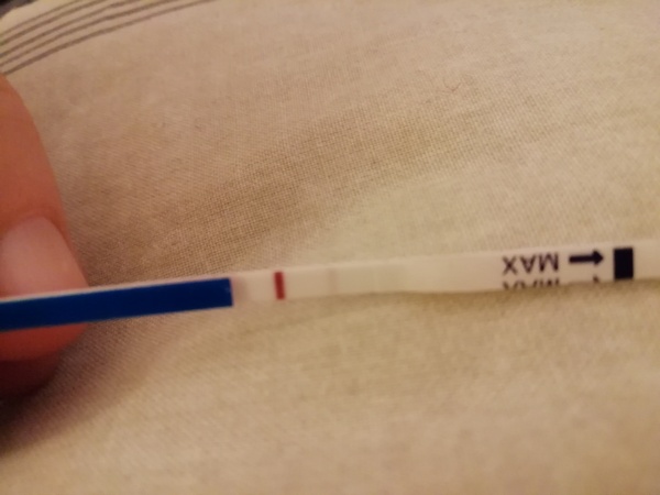 Faint line?