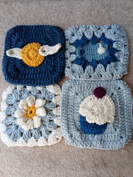 Woolly Hugs. A Blanket for SanJunipero and her son, in memory of her wife and his mum. Join us to make something very beautiful for them.  All help warmly received.