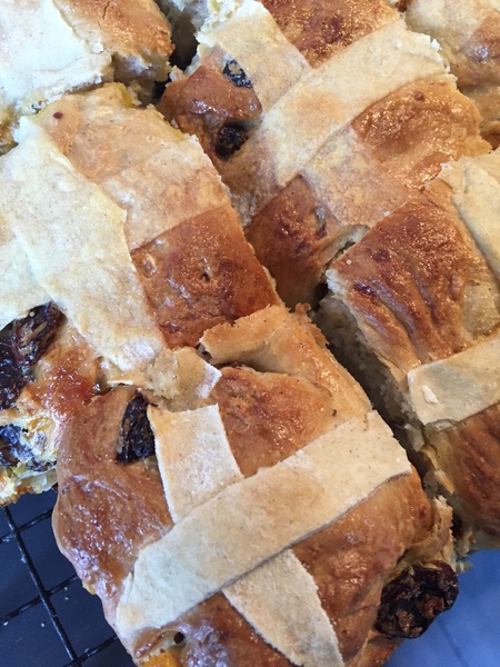 Hot cross buns! Soft and how do you make the cross?