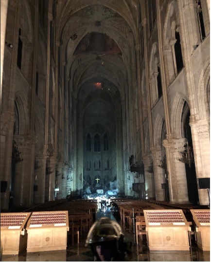 Notre Dame cathedral is on fire!