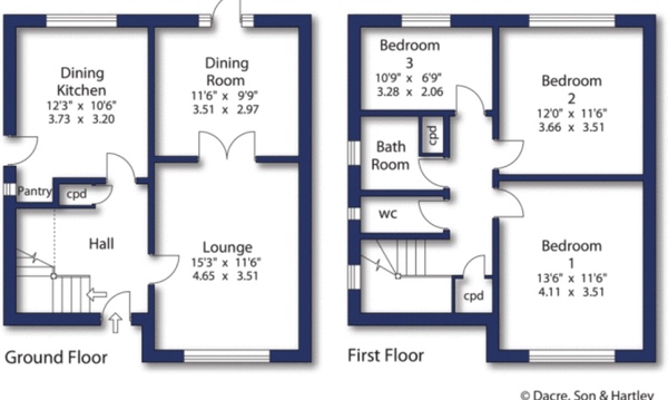Separate kitchen and dining room or kitchen-diner