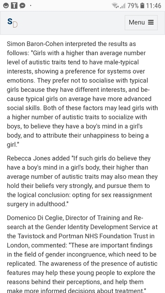 Autism and gender NAS conference