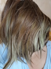 Any colourists? My hair is green...