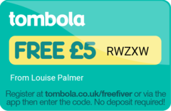 Tombola free £5 codes