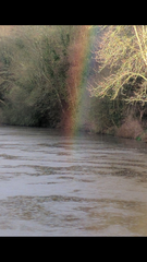 I saw the end of a rainbow!