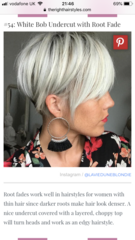 Going from dreary one length below shoulder length hair to short, have I picked some good new style options for me, pics shown.