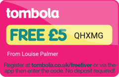 Tombola free £5 codes