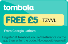 Tombola free £5 codes